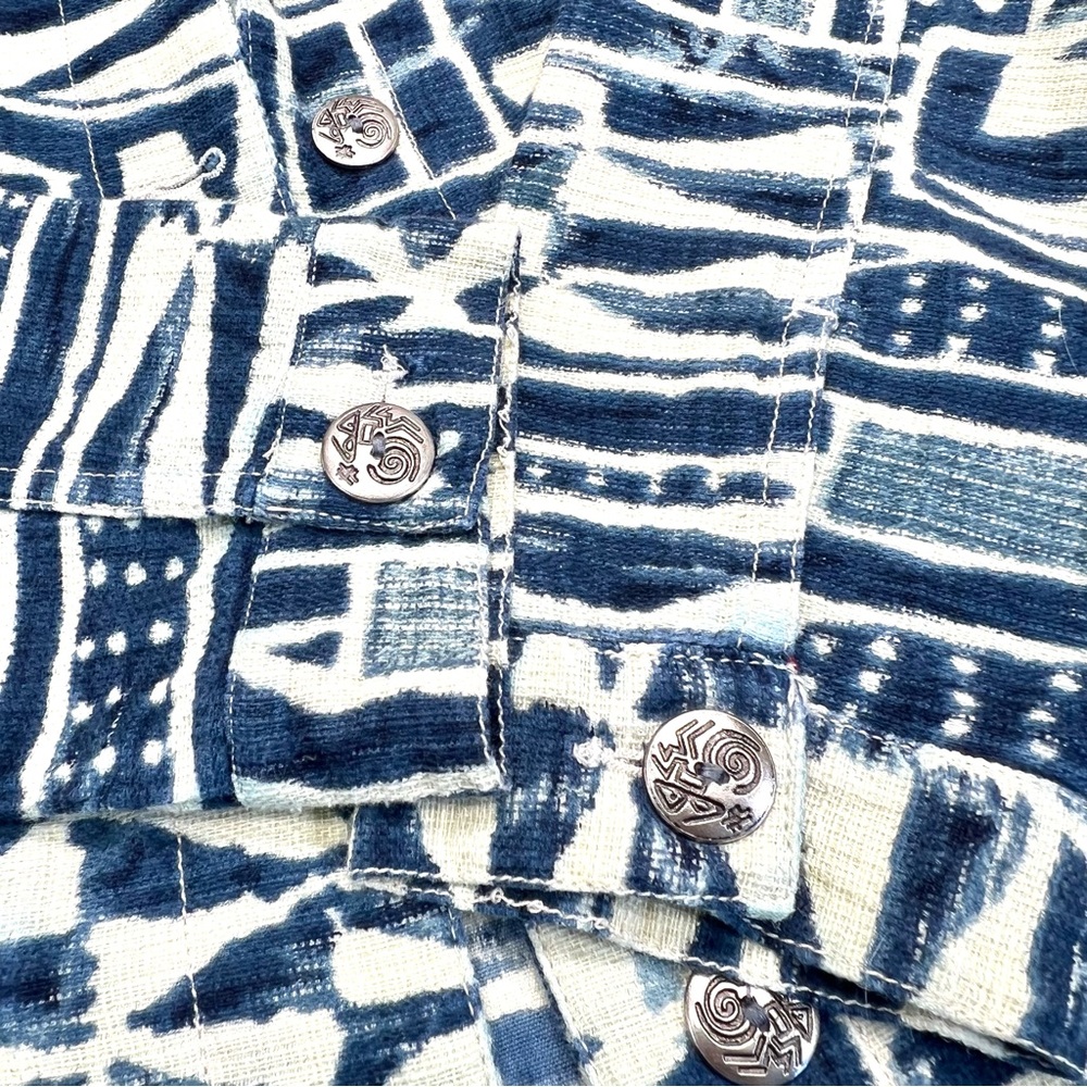 CHICO’S 100% Cotton L/S Button Front Casual Jacket - Picture 7 of 10
